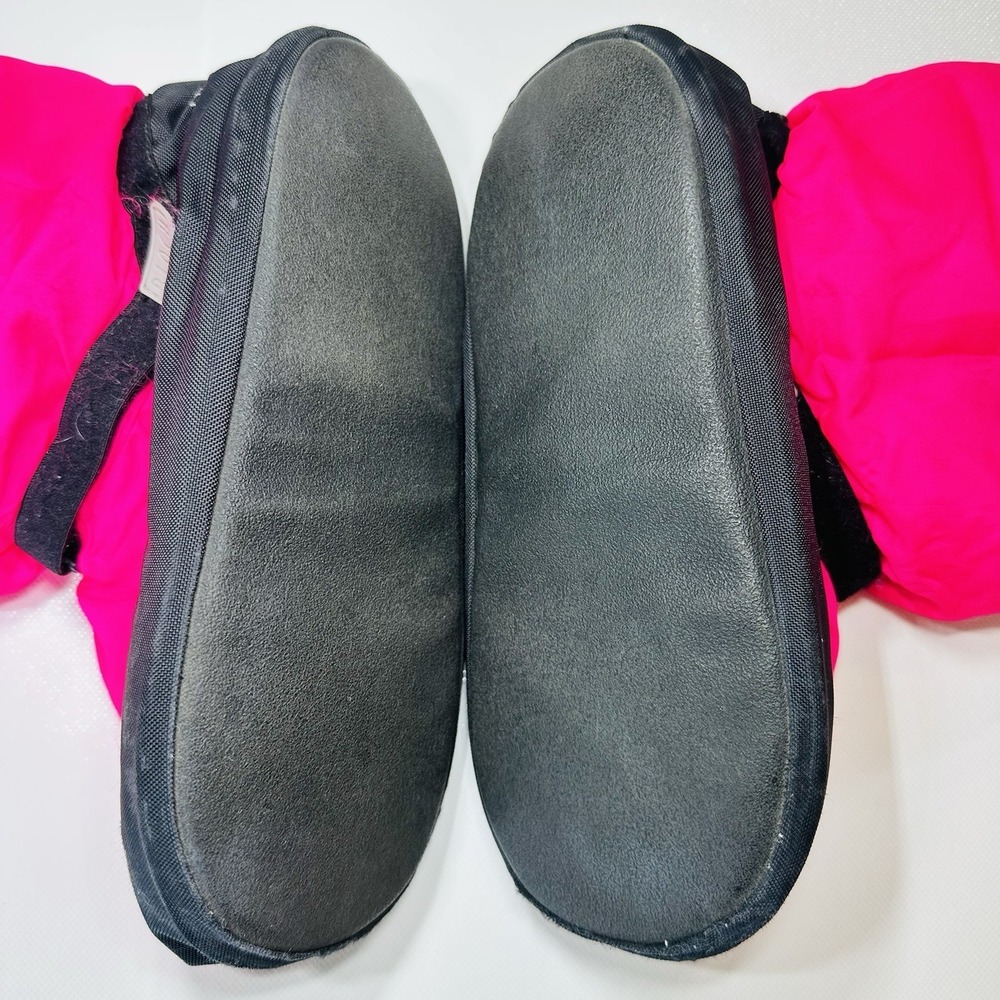 BLOCH Warm-Up Booties Kids Large Pink Black Dance Ballet Slipper Covers L Excel - Picture 5 of 12